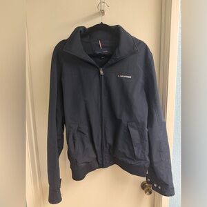 Tommy Hilfiger Men's Dark Blue Windbreaker